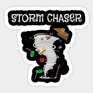 Cute Storm Chaser Tornado Lovers Severe Weather Sticker